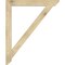 Ekena Millwork Traditional Slat Rough Sawn Bracket, Douglas Fir, 4"W x 38"D x 46"H BKT04X38X46TRA06RDF - alternate 2